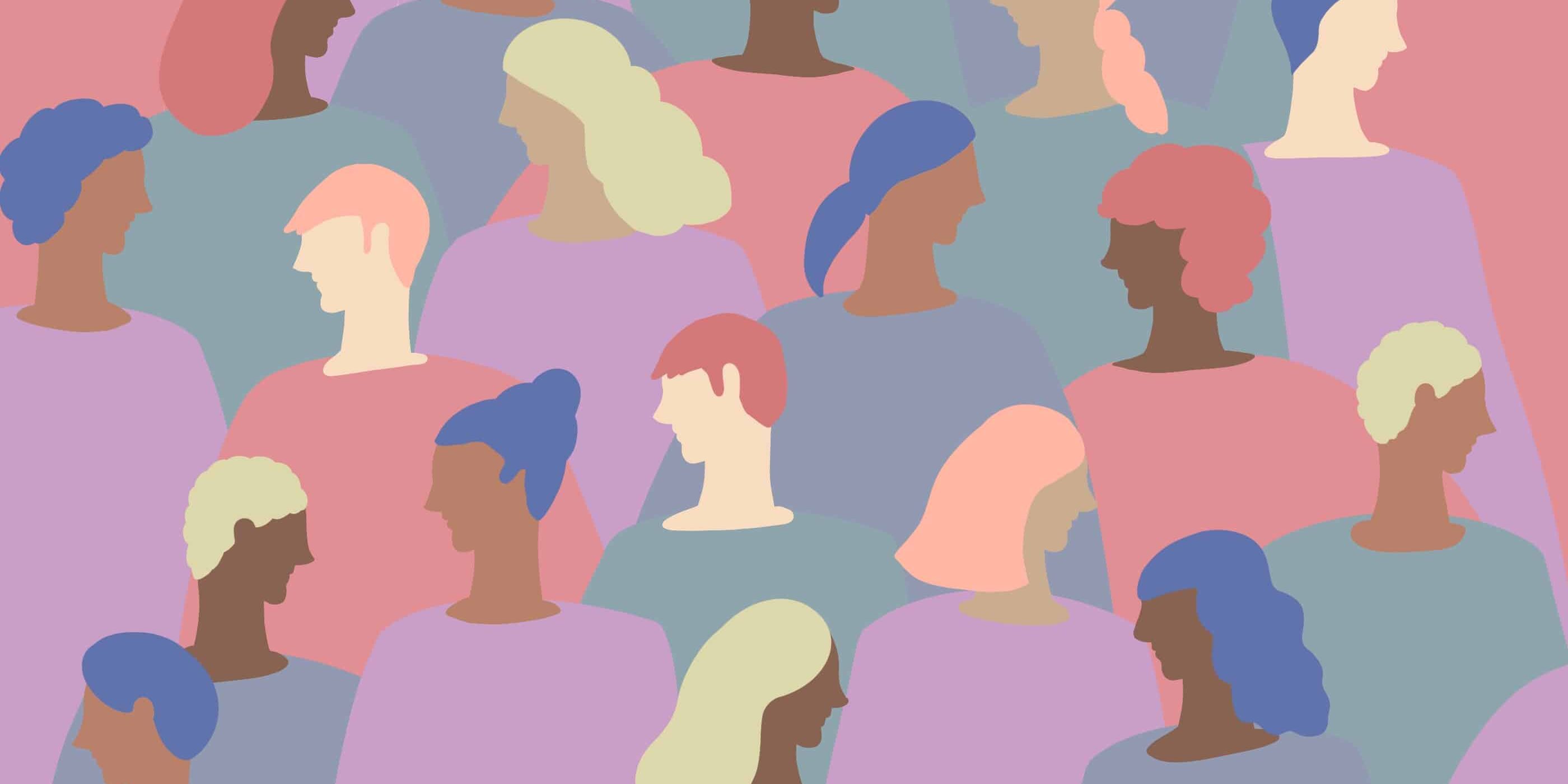 A group of funky colored people Image mettant en avant