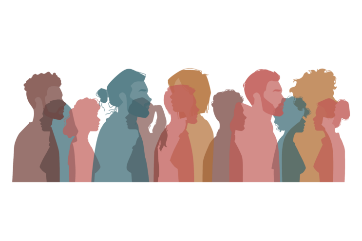 Image montrant une diversité de portraits de femmes et d'hommes