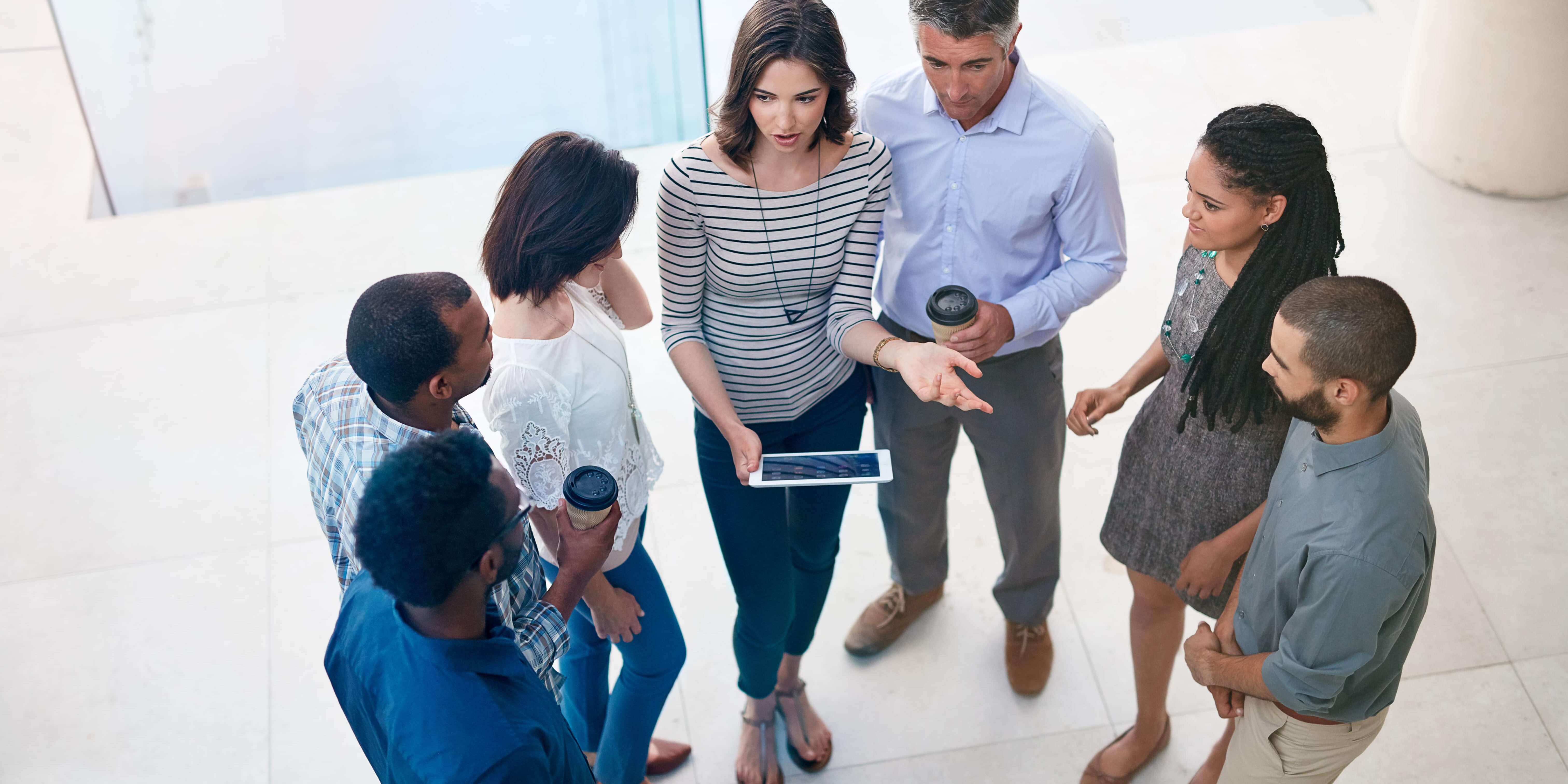 managers, responsables, management, équipe, responsabilité, travail